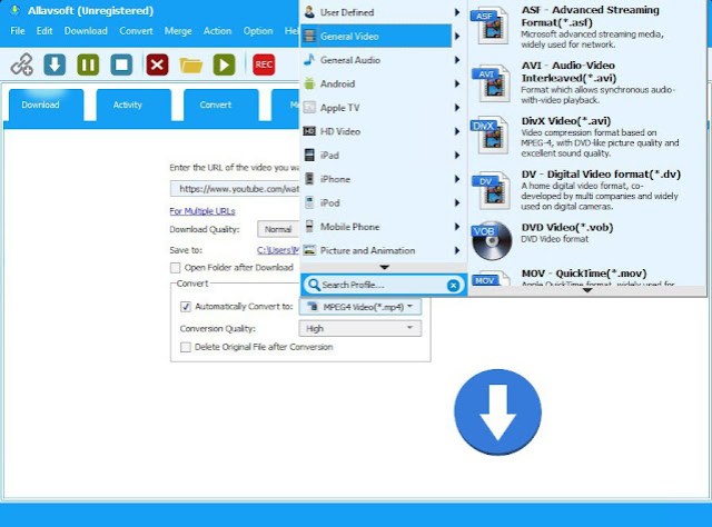 Descargar Allavsoft Video Downloader Converter Ingles