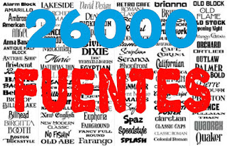 Fuentes Para Windows, Office, Photoshop, corel  ( FONTS )