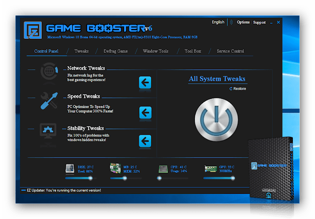 EZ Game Booster PRO 1.6.3 (2020) Inglés