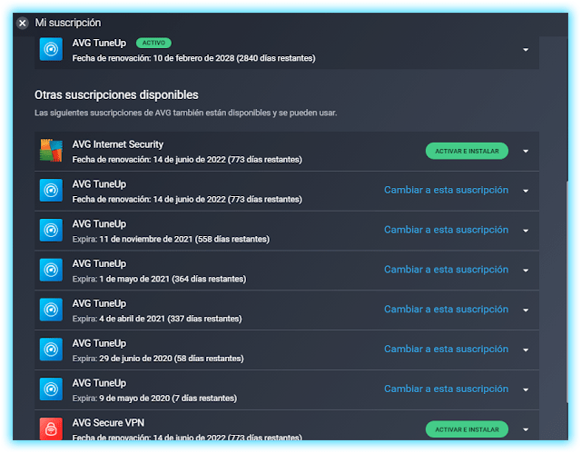 AVG Internet Security 20.2.3116 (2020) Español