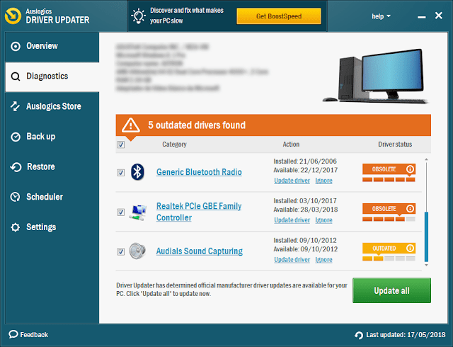 Auslogics Driver Updater 1.24.0.0 (2020) Español
