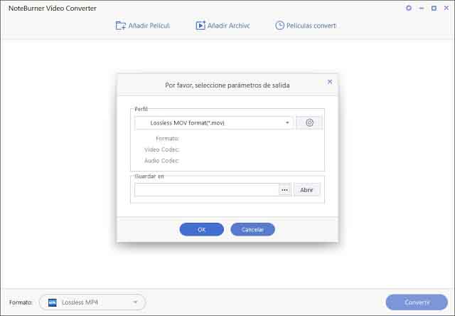 Descargar NoteBurner Video Converter Español