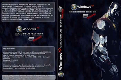 Windows XP Colossus 2.0 Reloaded [ISO] Español – programas pc mega gratis