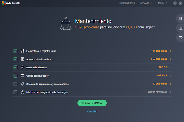 AVG TuneUp 19.1 (2020) Español